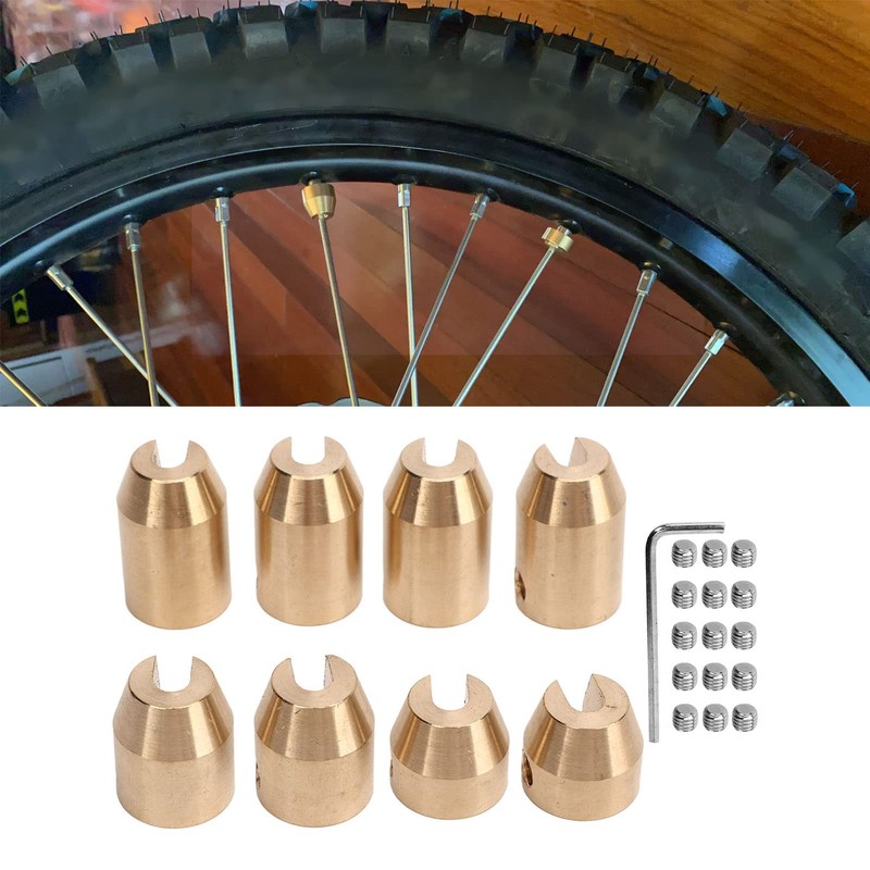 Wheel Spoke Balance Weights, Motorcycle Reusable Brass Wheel Spoke Balance