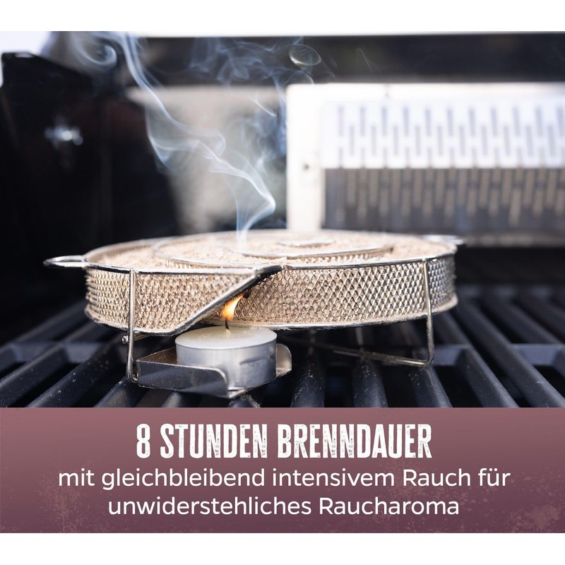 Grillfürst Cold Smoke Generator - Smoke Snail Made of Stainless