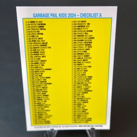 2024 GARBAGE PAIL KIDS KIDS AT PLAY COMPLETE BASE SET 200 STICKER CARDS