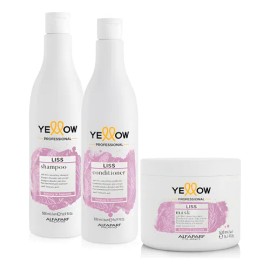 Kit Liss Yellow Shampoo + Acondicionador + Mascarilla