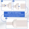 Duct Reducer 6"to2" PVC Round Duct Adapter Connector Fits DWV