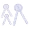 3Pcs/Set Spinals Goniometer Protractors Userful Multi-Ruler Goniometer Spinal Ruler 180