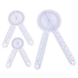 3Pcs/Set Spinals Goniometer Protractors Userful Multi-Ruler Goniometer Spinal Ruler 180 Degree