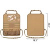 Tactical Car Seat Back Organizer Upgraded Tactical Molle Seatback Cover