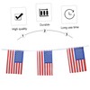 WHAMVOX 1 String American Flag Bunting Decoration Sturdy Independence Day