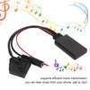 Wireless Bluetooth Audio Adapter Car Radio Aux Cable with Microphone