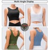 Workout Crop Tank Tops for Women Solid Comfort Sleeveless Shirts