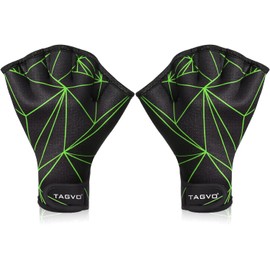 TAGVO Swimming Gloves, Water Gloves, Water Training, Aquatic Gloves for Upper Body Resistance, Fitness Waterproof, Neoprene Gloves, Open Water Training, Sizes for Men and Women