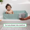 Ingenuity Tuckaway Toddler Folding Tub, Converts Shower to Tub, Folds