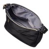 Cox Sportif Women's Mulsan Deodorizing Antibacterial Nylon Shoulder Bag, Black
