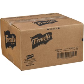 French's Classic Yellow Mustard, 105 oz (Pack of 4) - Four 105 Ounce Bulk Containers of Tangy and Creamy Yellow Mustard Perfect for Professional Use or for Refillable Containers at Home