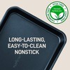 NutriChef Non-Stick Cookie Sheet Baking Pans, 2-Piece Oven Baking Trays