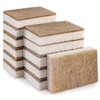 12 Pcs Natural Kitchen Sponge, Plant Based Non Scratch Scrub