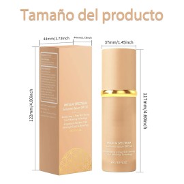 Bases Maquillaje 4 En 1 Spf50 Proteccion Solar Antiagua 30ml