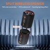 CYBORIS 2 in 1 Portable Splittable Bluetooth Speaker, Waterproof Split