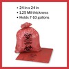 McKesson Infectious Waste Bag, Biohazard, Star Sealed Bottom, Red, 1.25