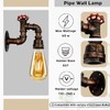 DC VOLTAGE Industrial Metal Water Pipe Wall Lights Indoor Wall