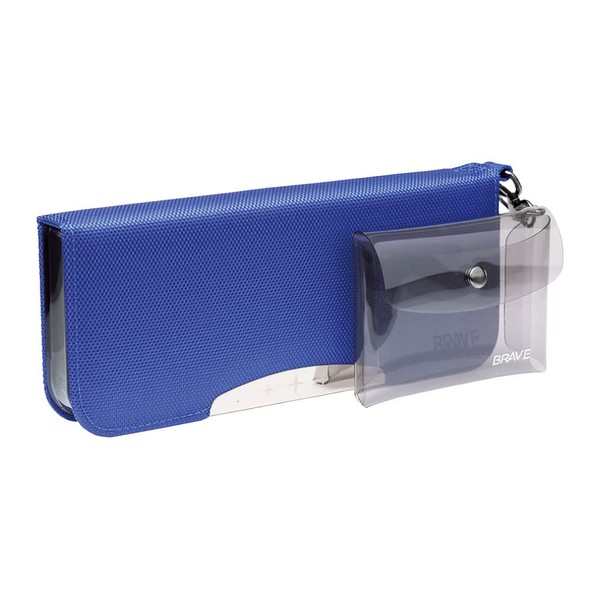 Sonic FD-5670-B Brave Allock Pencil Case, Double-Sided Slim with Clear