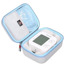 FBLFOBELI - Funda de transporte dura de repuesto para iHealth Track Smart Monitor de presión arterial en la parte superior del brazo, máquina Bluetooth para manguitos de presión arterial, bolsa