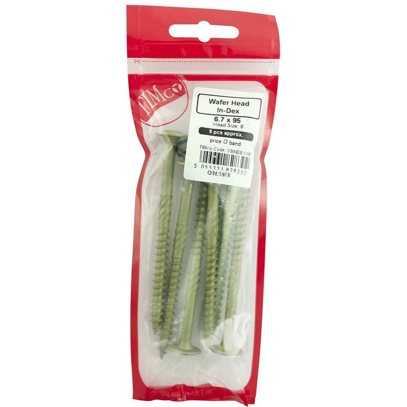 TIMCO Timber Screws – Hex Head – Exterior Green –
