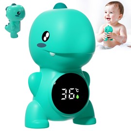 Fancysky Baby-Badethermometer,Schwimmender Badethermometer,Badewannenthermometer,Baby Bad Fieberthermometer,LED-Bildschirmanzeige,3-Farbige Wassertemperatur-Erinnerung,BPA-Frei
