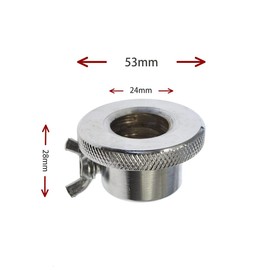 Generisch Barbell Dumbell Clips, Cast Iron, 20-23mm, 205g each