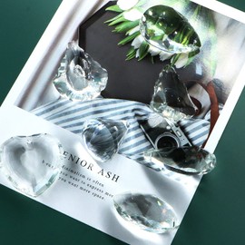 KUWAN Sun Catcher Crystal Sun Catcher Window Decoration, Crystal Decorative Pendant Garden Decoration Rainbow Manufacturer (15 Pieces Crystal)