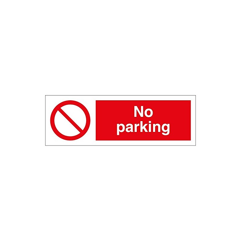No Parking Signs (Rigid Plastic) House Driveway Business Workshop Office