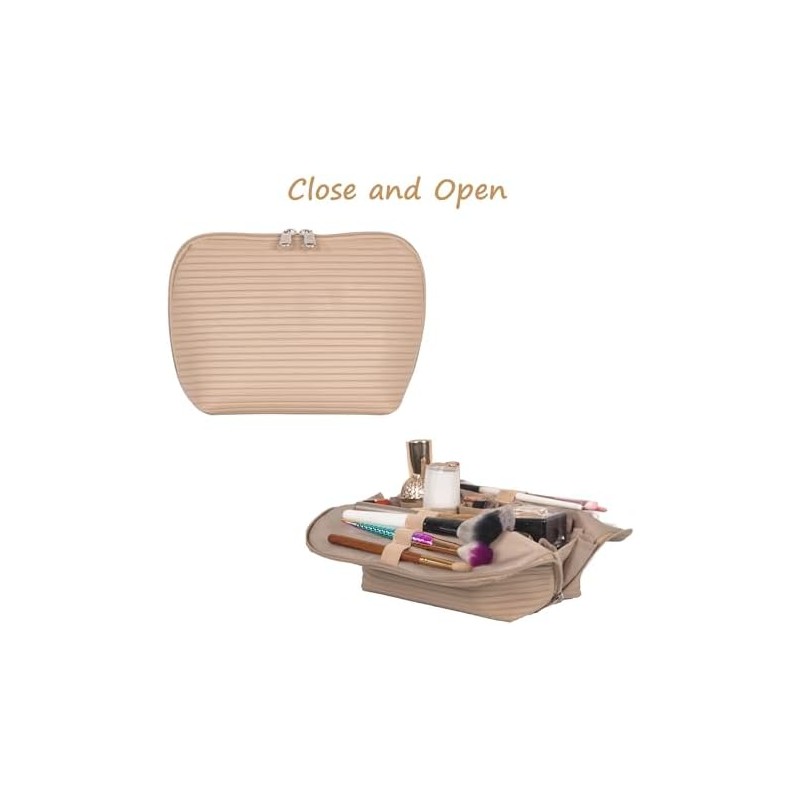 Travel Makeup Organizer, Compact Lightweight Accessory for Travel and Daily