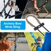 MECCANIXITY Archery Bow Wrist Sling 15.75 Inch 550 Paracord Strap