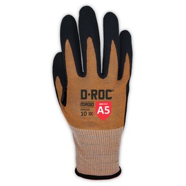MAGID D-ROC VersaTek All-In-One Coated Glove,12 Pairs, Cut Level A5 Resistant Work Gloves, DX+ Technology, DXPG53-Size 7/S