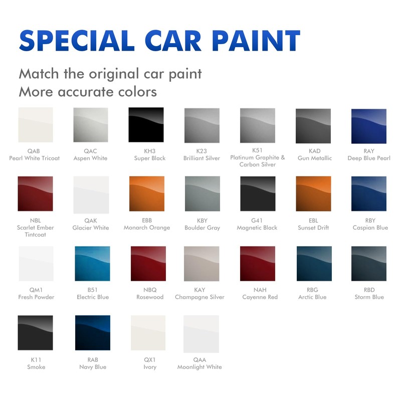 XTryfun Moonlight White QAA Touch Up Paint For Nissan, Automotive
