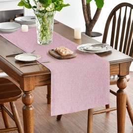 Artoid Mode Pink Table Runner, Washable Kitchen Dining Table Decoration, for Indoor Use, Holidays, Party Decor, 40 x 100 cm