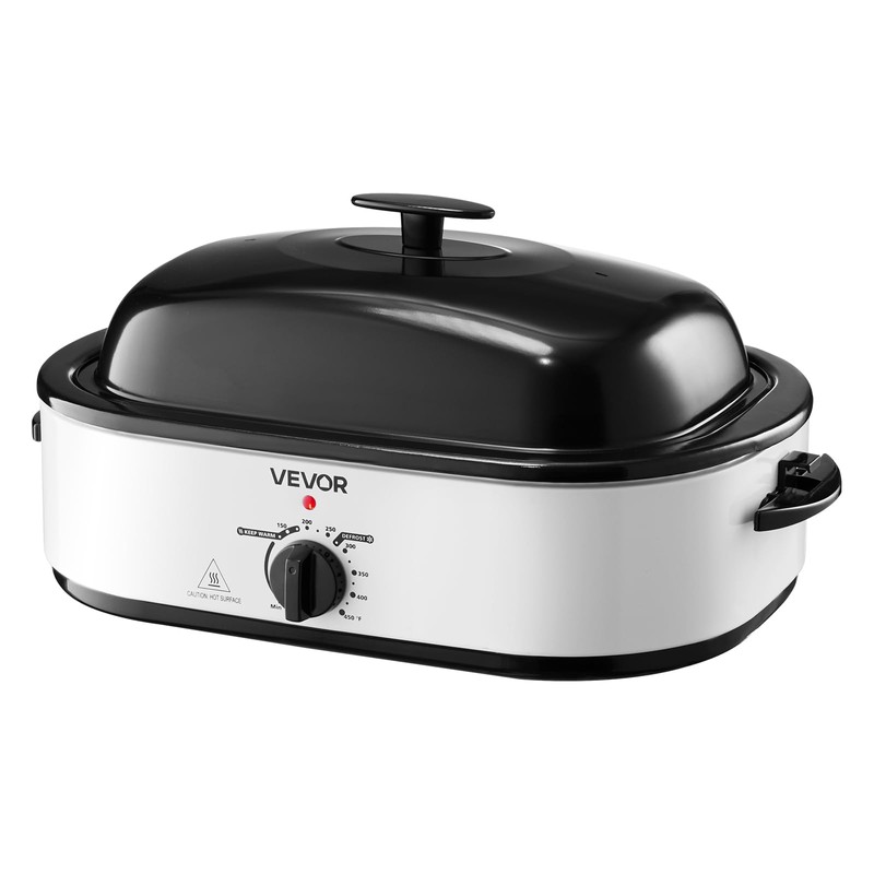 VEVOR Roaster Oven, 18QT Electric Roaster Oven, 150-450℉ Adjustable Temperature