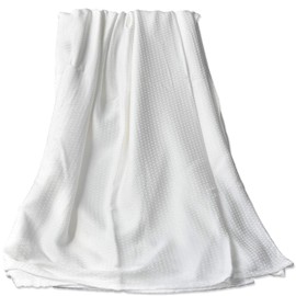 DANGTOP Cooling Blankets, Cooling Summer Blanket for Hot Sleepers, Ultra-Cool Cold Lightweight Light Thin Bamboo Blanket for Summer Night Sweats (79x91 inches, White)