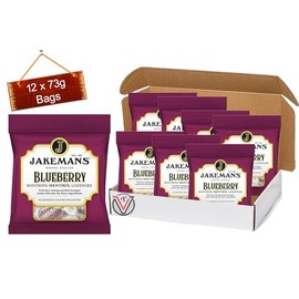 Generic Jakeman Soothing Menthol Lozenges 73g Different Flavours (12 x 73g Bags (Full Box), Blueberry)