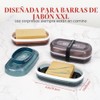 Soporte para barra de champú y funda de jabón, contenedor
