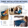 2 Pack Hanging Chicken Feeder with Clips - Poultry Feed