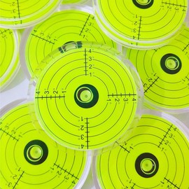 SIZIKJXGHWYI 80x12mm Large Bubble Spirit Level Degree Marked Surface Round Levels Circular Level Bubble Measuring Tools
