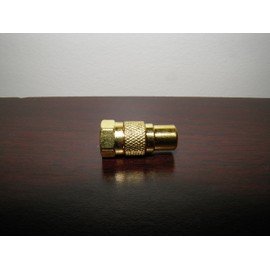 Gold plated TV adapter for ColecoVision,ADAM,ATARI 2600,5200,7800, IntelliVision, and many other classic 70’s and 80’s videogame and computer systems.