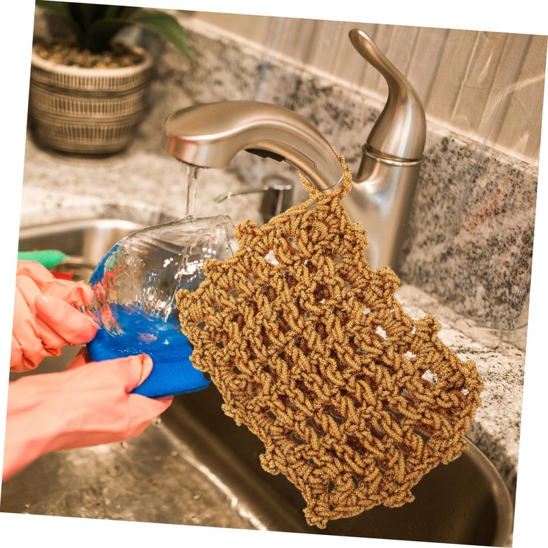 VILLFUL Polyester Mesh Design Dish Towels Dish Wash Rags Kitchen