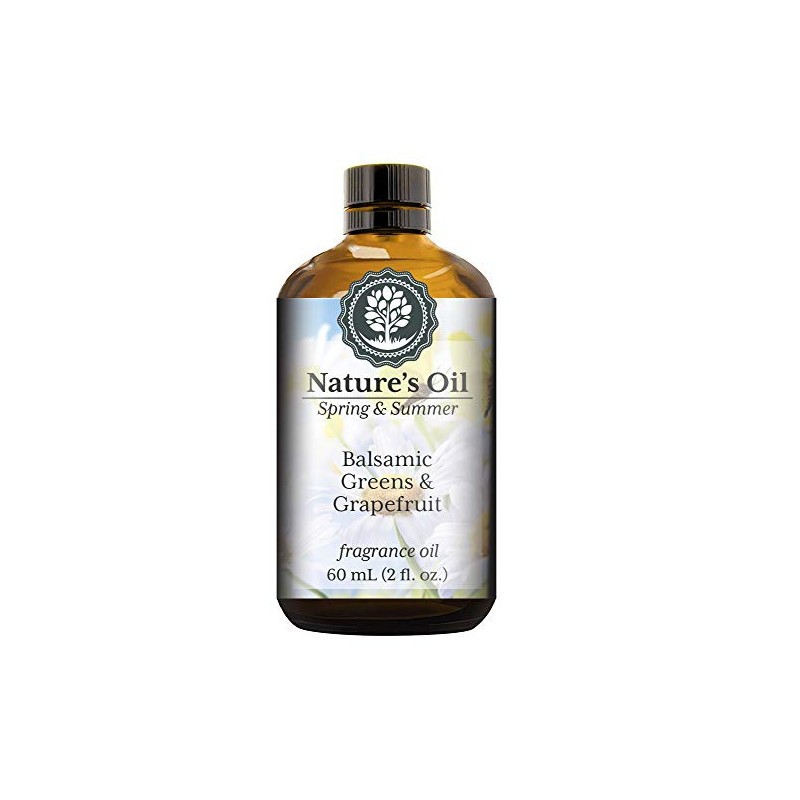 Balsamic Greens & Grapefruit Fragrance Oil (60ml) for Diffusers, Soap
