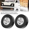 4Pcs Metal Drifting Rubber Wheel Tire Replacement Accessory for WPL