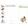 Horses Desktop Weekly Planner. Fun time Management