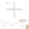 Heayzoki 2500Pcs Tile Spacers,Ceramic Tile Spacers,1mm/1.5mm Replaceable Tile Levelers Spacers