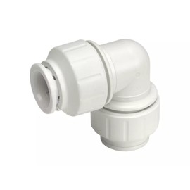 John Guest Speedfit PEM0315W 15 mm Equal Elbow - White (Pack of 10)