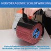 MOGRQAP Sanding Roller Brush Grit 120 Sanding Sleeves for Satin