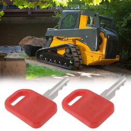 Create idea 8pcs Ignition Keys Replacement Crawler Loader Ignition Key T209428 Compatible with Jo-hn Deere Skid Steer 260 280 313 315 317