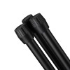 Black Mic Stand with Boom Arm Dual Microphone Holder Model