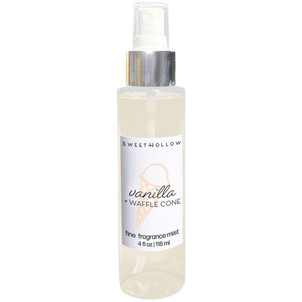 SweetHollow Vanilla + Waffle Cone Fine Fragrance Mist, Scented Perfume